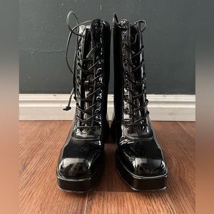 Kia  Lace Up Platform Bootie- Circus by Sam Edelman